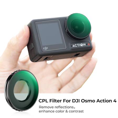 K&F Concept KF01.2438 - filtr CPL do DJI Osmo Action 4_Przykład zastosowania, właściwości_2